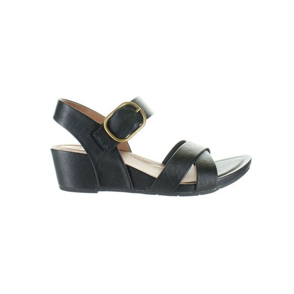Eurosoft Womens Rowe Black Ankle Strap Heels Size 11 Medium (B, M) - Picture 1 of 4